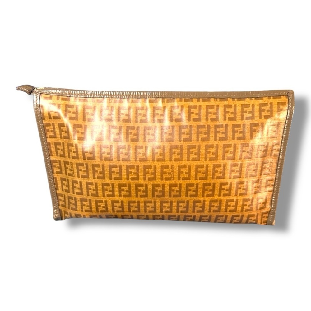 ✨ Authentic Fendi Zucca FF Monogram Clutch Pouch ✨ - Picture 4 of 13